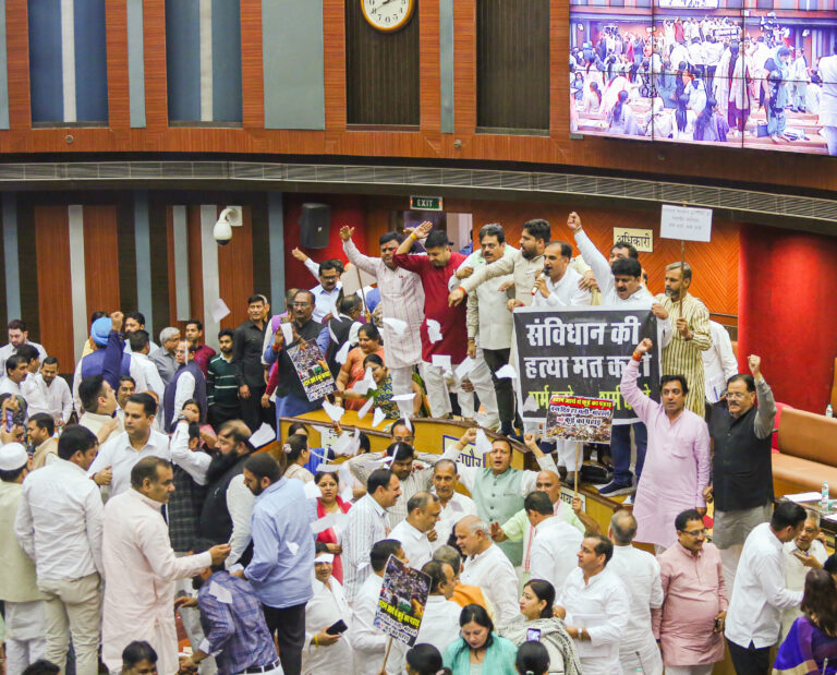 Delhi Municipal Corporation Meeting Disrupted by BJP Councilors, Mayor’s Desk Clambered