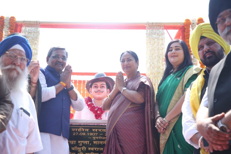 Malviya Nagar Park Gets New Shaheed Bhagat Singh Statue on Shaheed Diwas