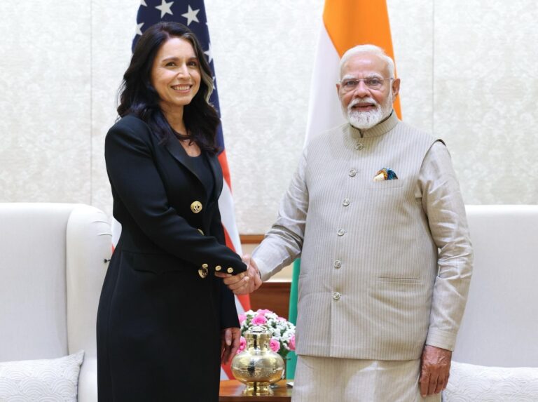 US Director of National Intelligence Meets with Indian Prime Minister
