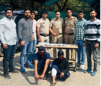 Two Criminals Injured, Arrested After Firing at Police in Northwest Delhi