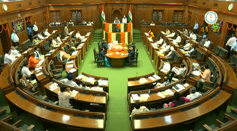 Delhi | BJP Leader Accuses AAP of Disrupting Assembly to Evade CAG Report Discussion