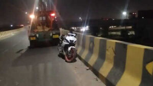 Two Youths Killed in Fatal Motorcycle Crash Near Majlis Park Metro, Case Registered