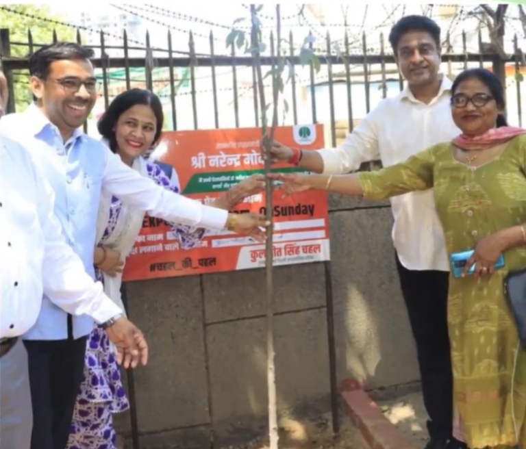 ‘Ek Ped Maa Ke Naam’ Drive Gains Momentum in Delhi: NDMC Vice Chairman Leads Plantation Initiative