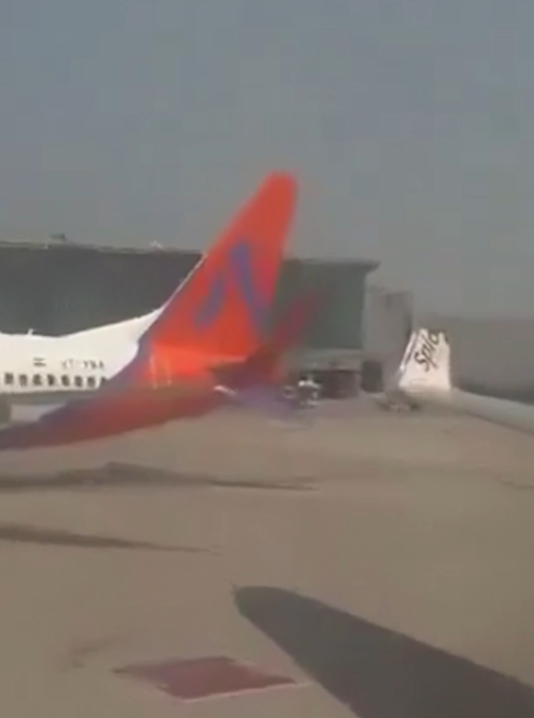 SpiceJet Aircraft Hits Akasa Plane at Delhi Airport During Taxiing; No Injuries Reported