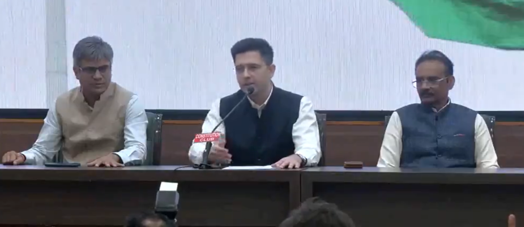 Raghav Chadha Claims Split in AAP, Announces Move Towards BJP Along With Majority of Rajya Sabha MPs Raghav Chadha Claims Split in AAP, Announces Move Towards BJP Along With Majority of Rajya Sabha MPs