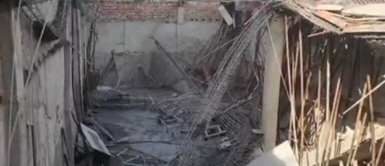 Lintel Collapse at Bawana Construction Site Leaves 3 Labourers Injured; Case Registered