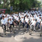 MCD Organises 8-Km Cyclothon in Karol Bagh, Promotes Fitness and Clean Delhi Mission