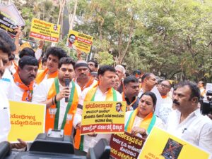 Umar Khalid Event Sparks Political Row in Bengaluru, BJP Protests Against Seminar