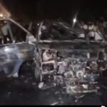 Oxygen Cylinder Blast After Ambulance Catches Fire on Delhi’s Moti Bagh Flyover, No Injuries Reported