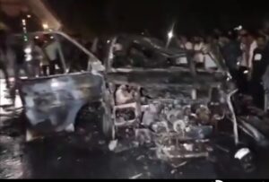 Oxygen Cylinder Blast After Ambulance Catches Fire on Delhi’s Moti Bagh Flyover, No Injuries Reported