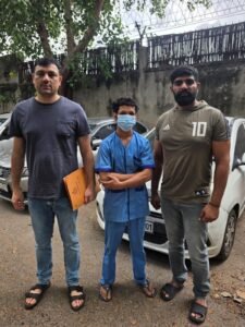 Police-supplied photograph accompanying the apprehension of Joginder alias Chachi