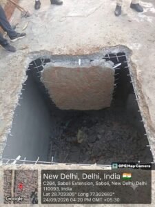 MCD Carries Out 30 Demolition Actions Across Delhi, Seals Seven Properties Concrete slab after MCD demolition action at Saboli Extension in Delhi