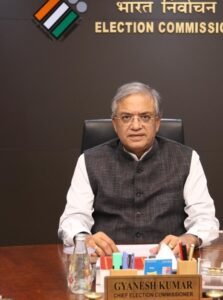 ECI Says No Appointment Sought by 4 PM for Rahul Gandhi-Led MPs’ Meeting File photo of Chief Election Commissioner Gyanesh Kumar at the Election Commission of India