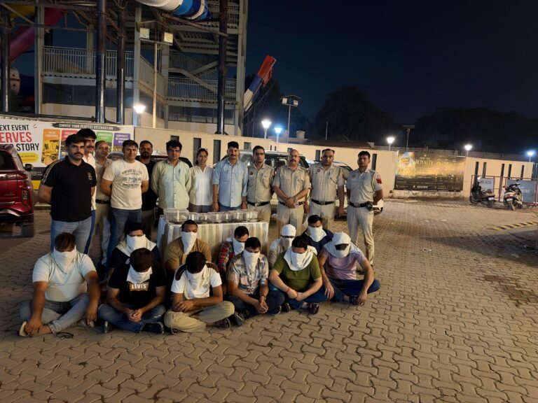 ₹23.78 lakh seized in Alipur resort gambling raid; 11 apprehended