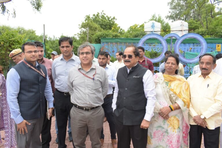MCD Commissioner Sanjeev Khirwar pushes Okhla theme park plan after Punjabi Bagh inspection MCD Commissioner Sanjeev Khirwar during an inspection in Punjabi Bagh