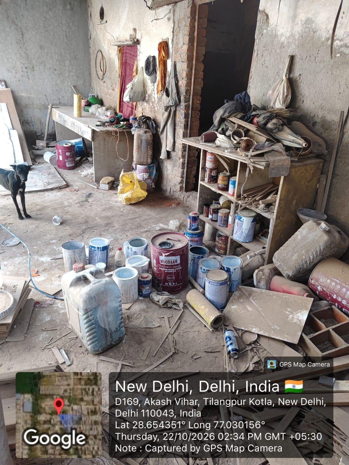Three Polluting Units Sealed in West Delhi; Power Connections Cut in Joint MCD Drive Materials inside premises inspected in the MCD pollution drive