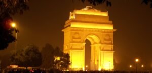 Delhi Traffic Advisory: 30 Diversion Points Listed for October 10 India Gate illuminated at night in New Delhi — file photograph