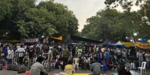 Delhi Police Denies Permission for October 10 Jantar Mantar Protest, Cites Short Notice Protesters at Jantar Mantar in New Delhi — July 23, 2026 file photograph