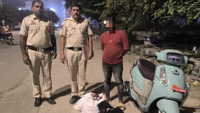 Scooter U-Turn Leads Police to 200 Illicit Liquor Quarters in Shahbad Dairy